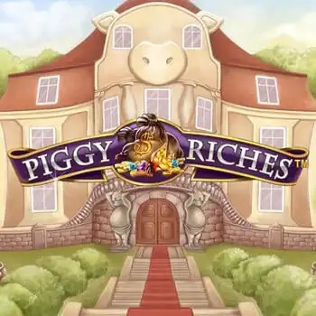 Piggy Riches casino game by NetEnt – featured logo at Happy Casino