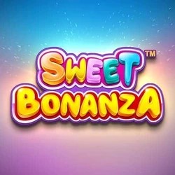 Sweet Bonanza game by Pragmatic Play – logo hosted on Happy Casino